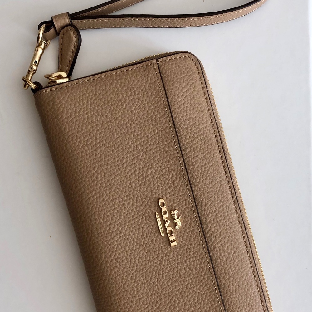 Coach Accordion Zip Wallet